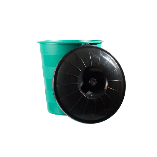 Balde franjas con tapa