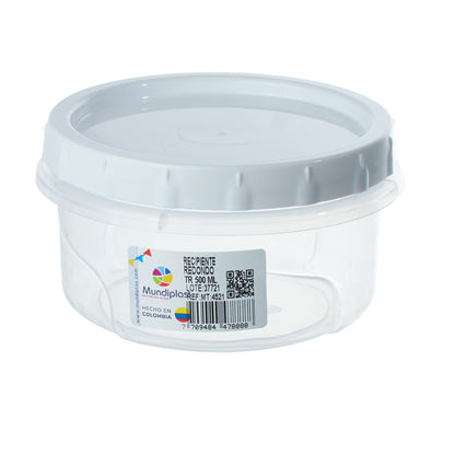 Recipiente redondo-500ML