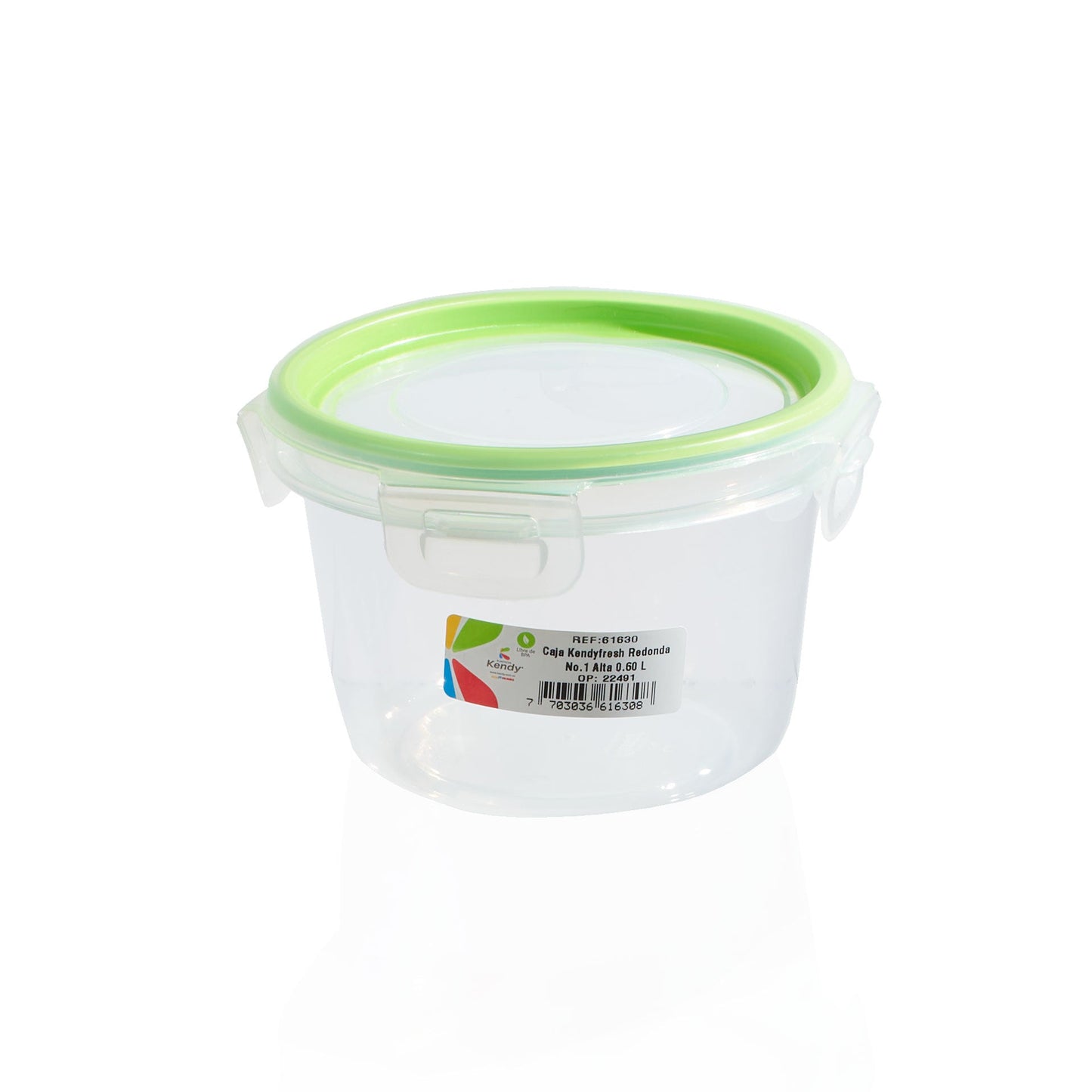 Caja Kendyfresh Redonda No 1 Alta 0.60L