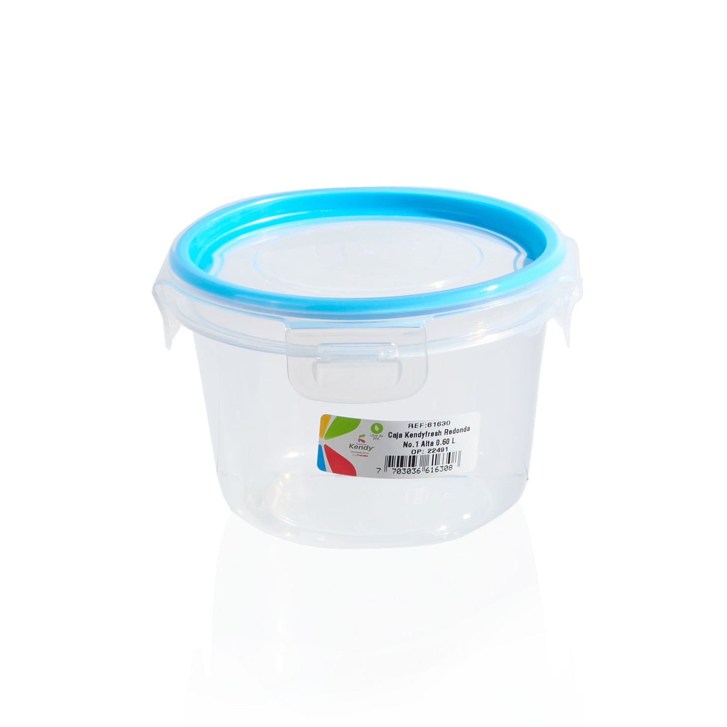 Caja Kendyfresh Redonda No 1 Alta 0.60L