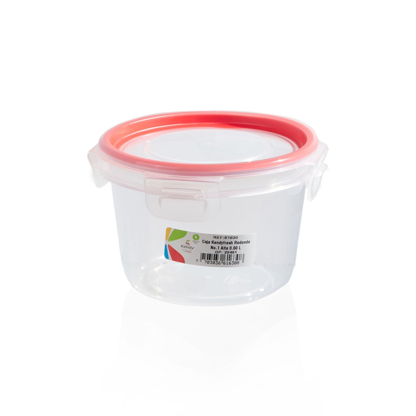 Caja Kendyfresh Redonda No 1 Alta 0.60L