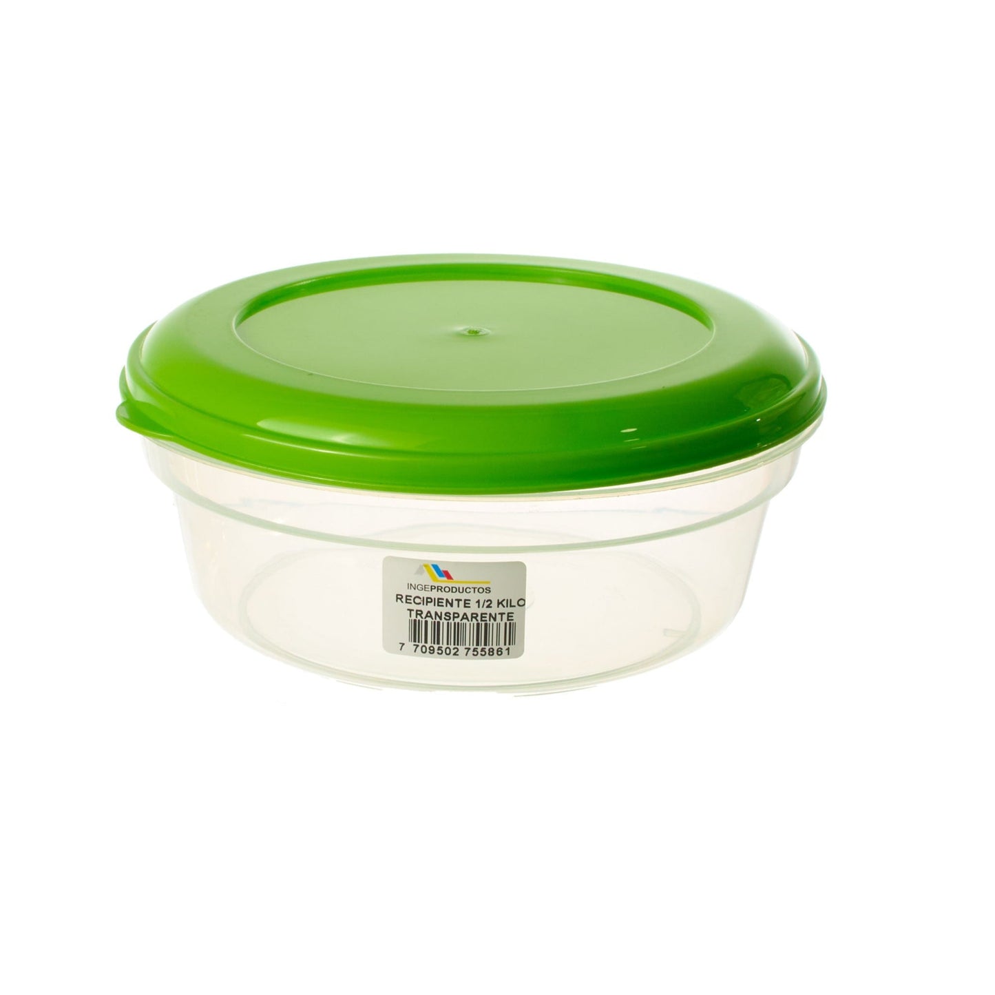 Recipiente transparente 1/2 kilos # 2
